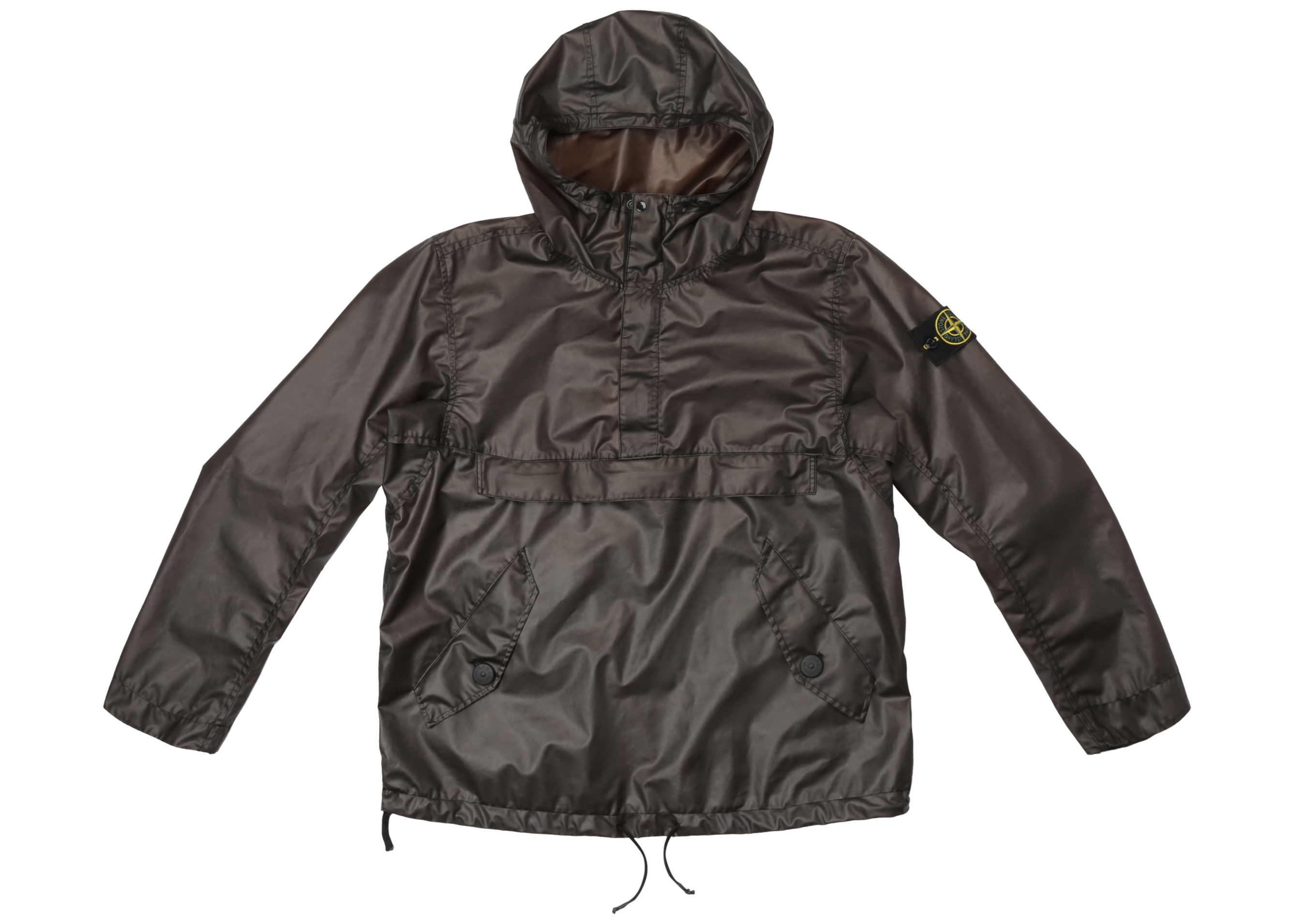 streetwear Supreme Stone Island Poly Cover Composite Anorak Black