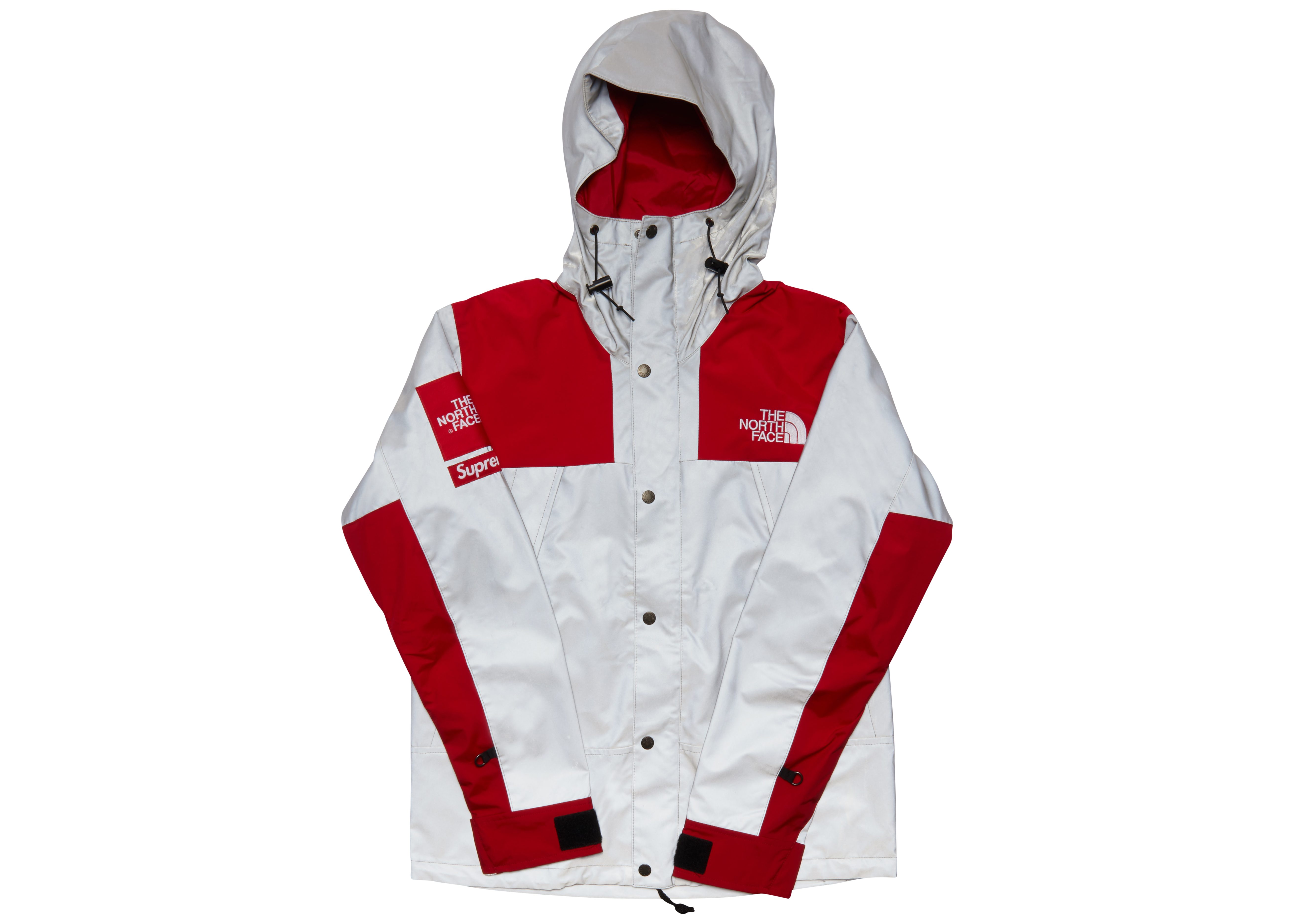 streetwear Supreme The North Face 3M Reflective Mountain Jacket Red