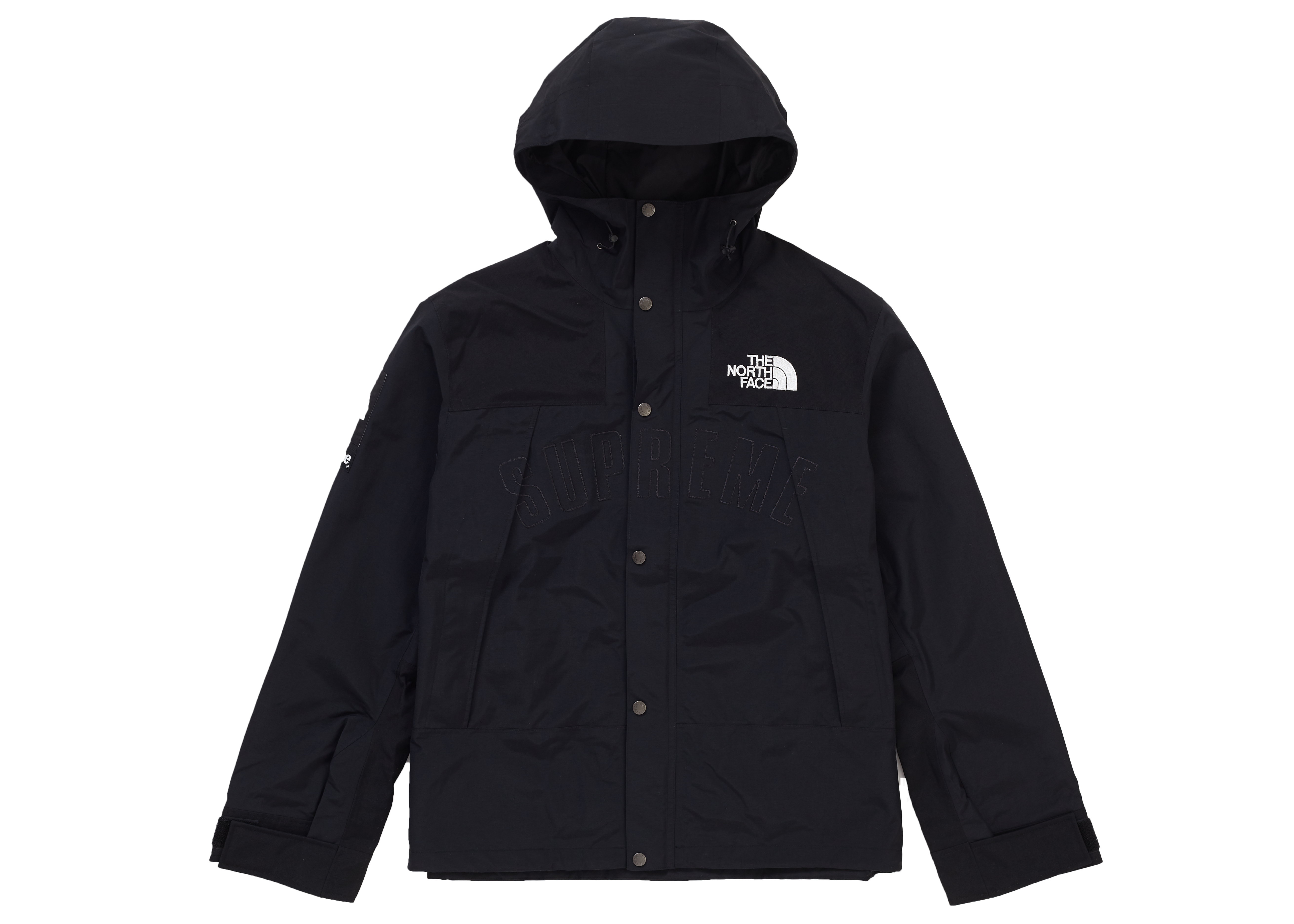 streetwear Supreme The North Face Arc Logo Mountain Parka Black