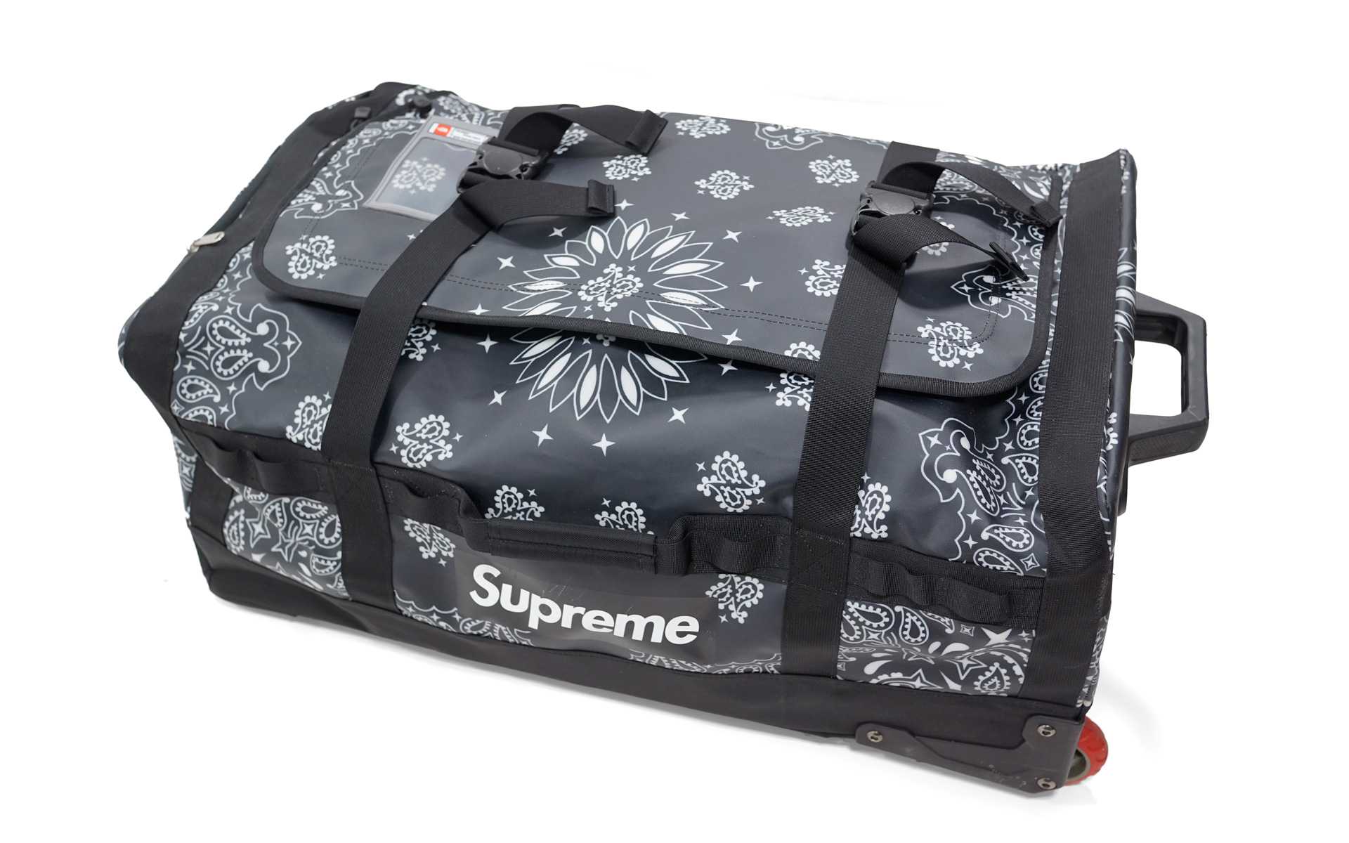 streetwear Supreme The North Face Bandana Rolling Thunder Bag Black