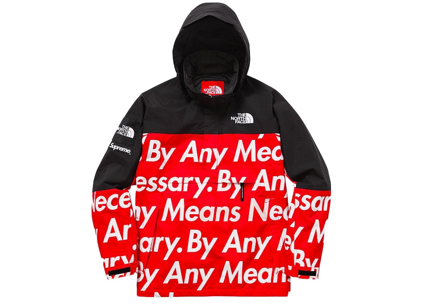 streetwear Supreme The North Face By Any Means Mountain Jacket Red