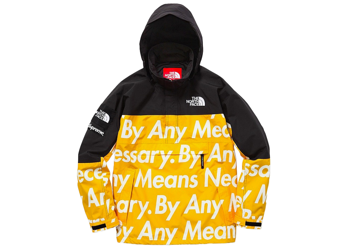 streetwear Supreme The North Face By Any Means Mountain Jacket Yellow