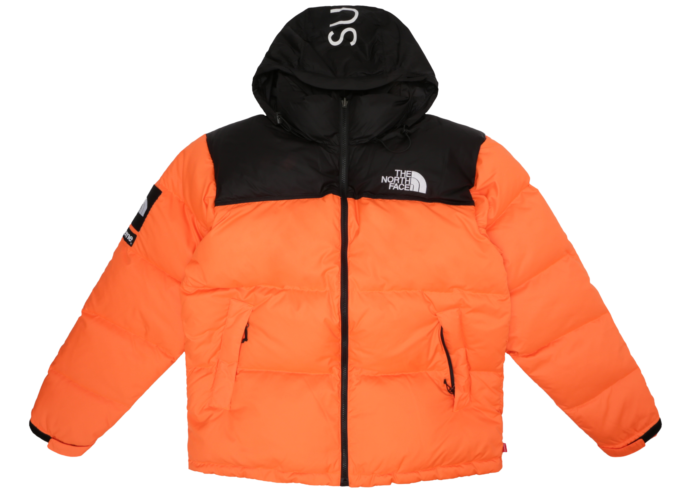 streetwear Supreme The North Face Nuptse Orange