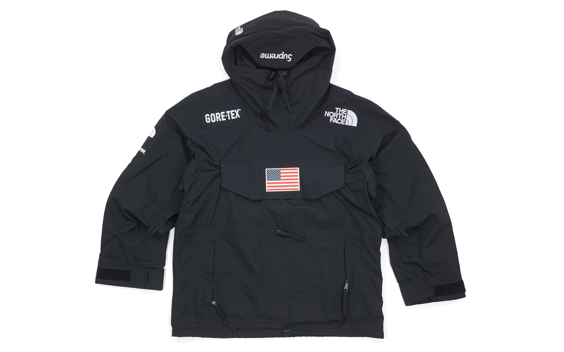 streetwear Supreme The North Face Trans Antarctica Expedition Pullover Jacket Black