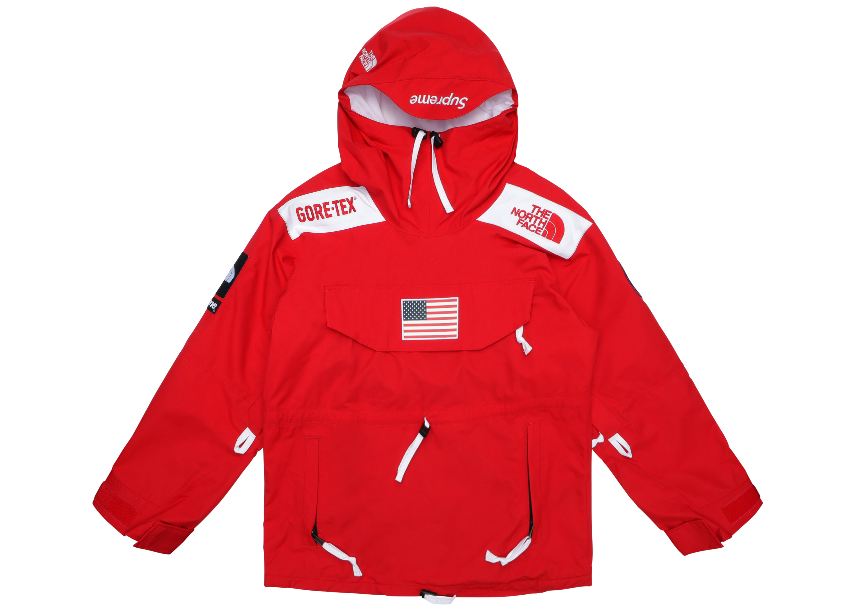 streetwear Supreme The North Face Trans Antarctica Expedition Pullover Jacket Red