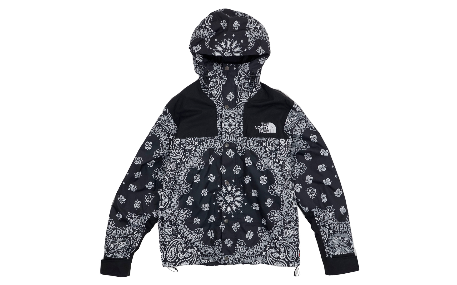 streetwear Supreme The North Face Bandana Mountain Jacket Black