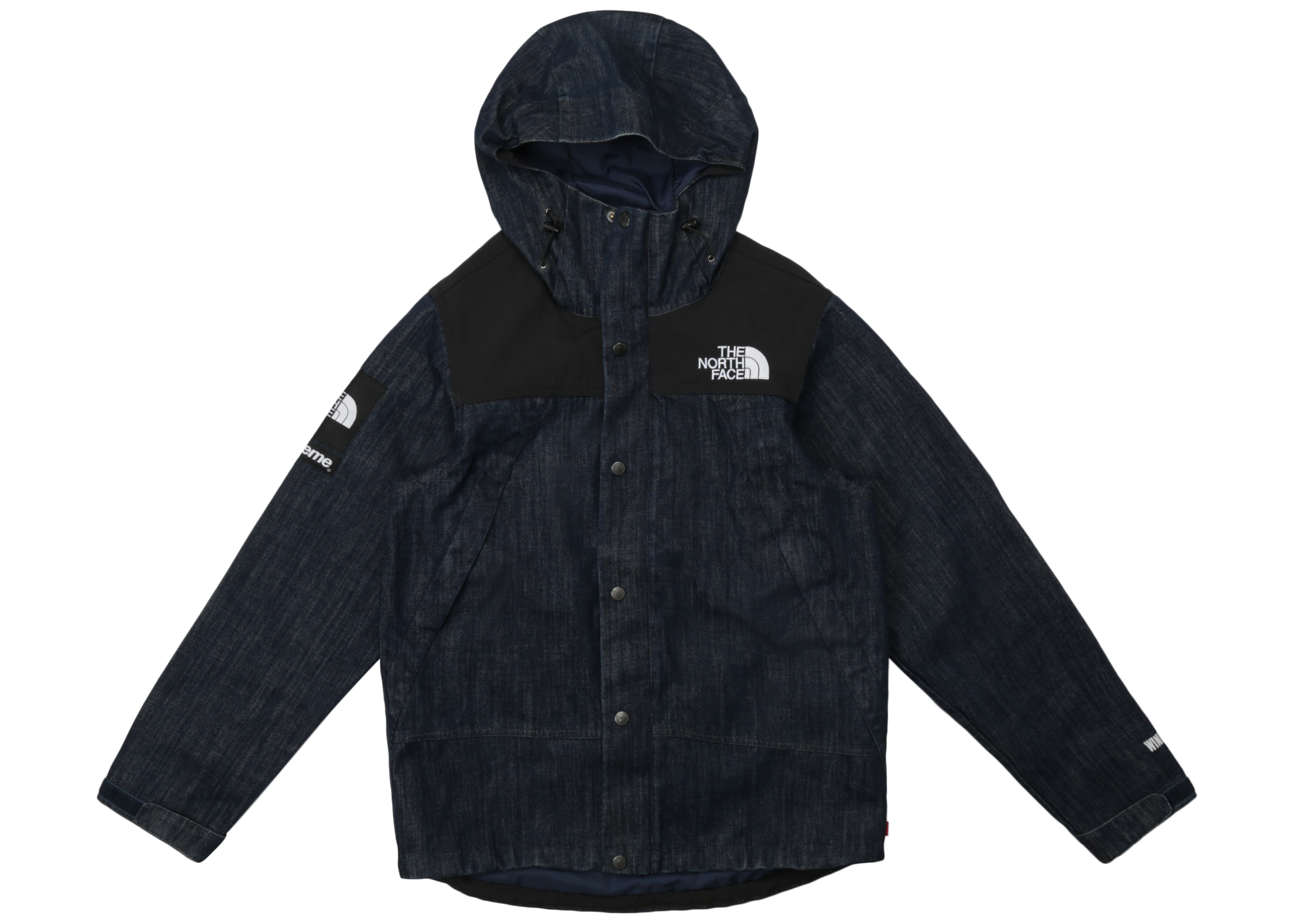 streetwear Supreme The North Face Denim Dot Shot Jacket Denim