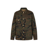 streetwear Supreme x Louis Vuitton Jacquard Denim Chore Coat Camo
