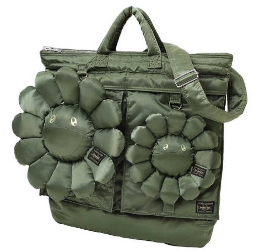 streetwear Takashi Murakami x PORTER 2Way Helmet Bag Sage Green