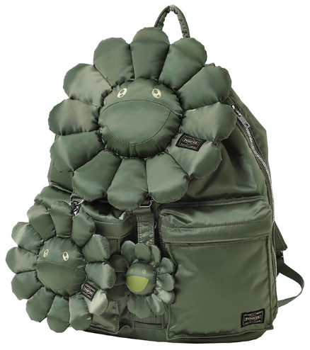 streetwear Takashi Murakami x PORTER Rucksack Sage Green