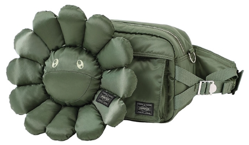streetwear Takashi Murakami x PORTER Waist Bag Sage Green